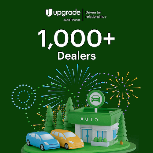 Upgrade partners with 1,000+ auto dealers